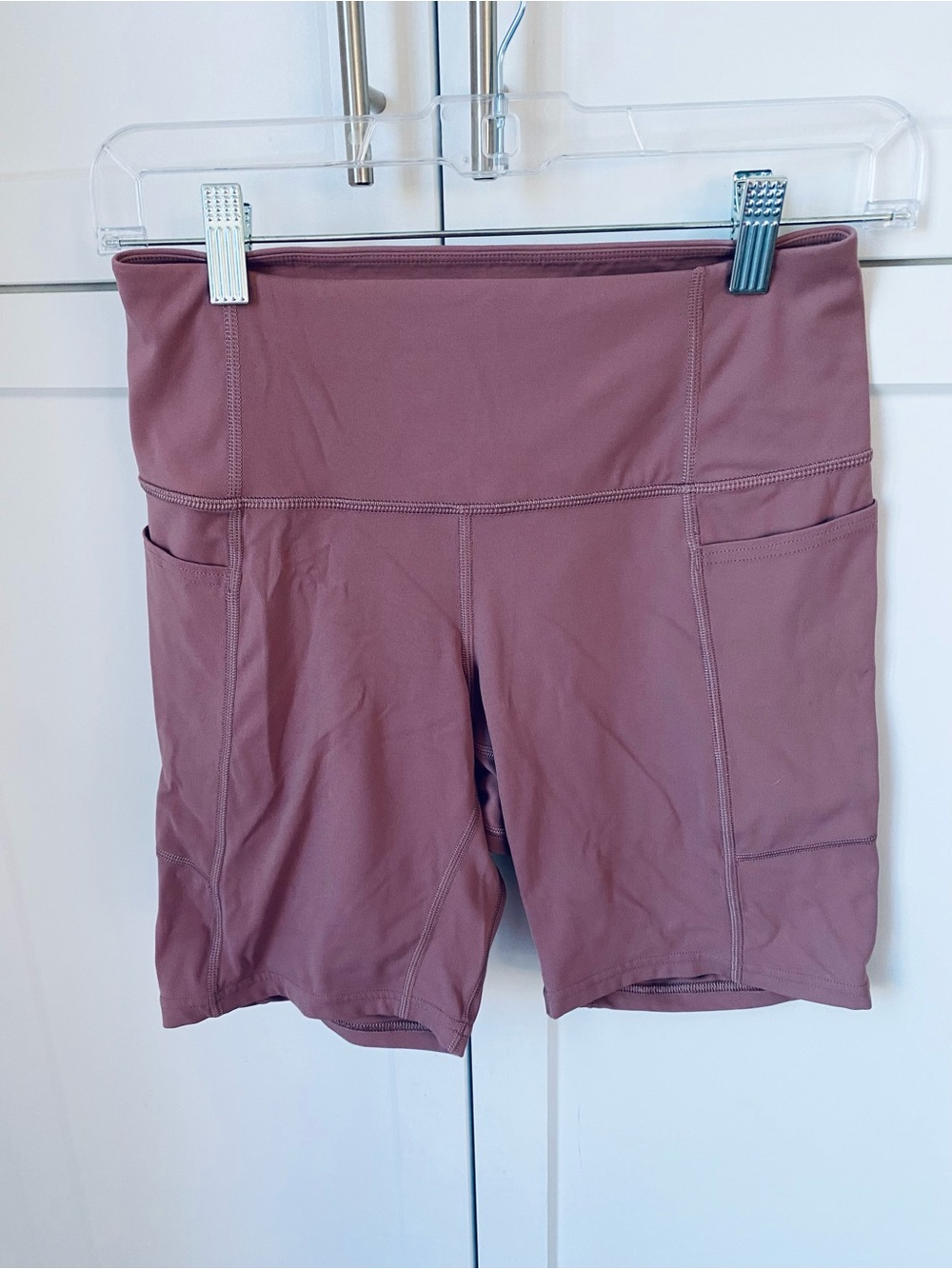 Patagonia medium womens maipo shorts 8” inseam evening mauve bike shorts